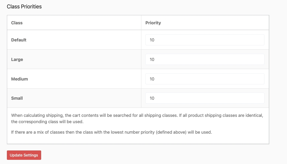 this is a screenshot of priorities